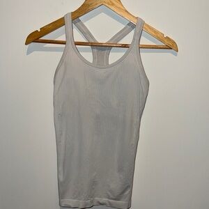 Lululemon Athletica Light Gray Tank Top